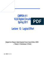 Cmpen 411 Vlsidiitlci It Vlsi Digital Circuits Spring 2011 Lecture 12: Logical Effort