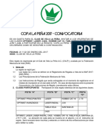 Convocatoria Copa La Peña 2017 PDF