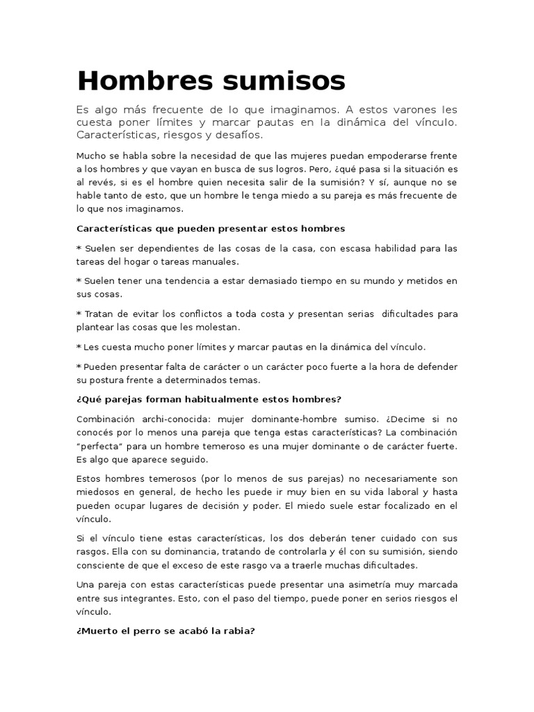 hombres-sumisos-caracter-sticas-y-desaf-os-pdf-hombre-temor