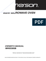 900W Microwave Oven: MW9339SB