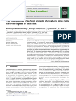 The Chemical and Structural Analysis of Graphene Oxide With Different Degrees of Oxidation