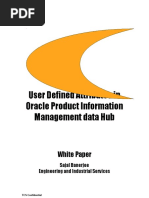 User Defined Attributes in Oracle PIM