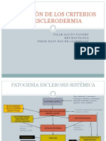 Evolución criterios esclerodermia