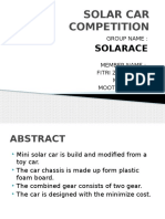 Slide Solar Car Competition