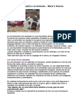 Comunicación Telepática Con Animales - María v. Simona