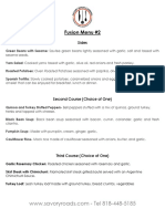 Fusion Menu 2