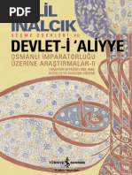 Halil İnalcık - Devleti Aliyye Osmanlı İmparatorluğu Üzerine Araştırmalar 2 PDF