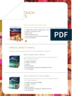 Dulux Velvet Touch Products