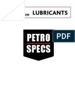 Lubricant Petro Specs PDF