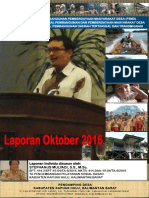 Monthly Individual Report P3MD - Stephanus Mulyadi - TA PSD Kapuas Hulu Oktober 2016
