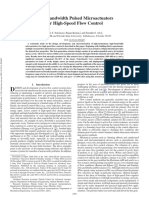 Pulsed Microactuators For High-Speed Flow