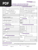 Download Steward Bank Individual Loan Application Form - Customer Section by Wilsfun SN335751054 doc pdf