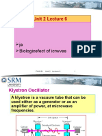 PH0101 Unit 2 Lecture 6: Ja Biologicefect of Icrwves