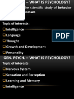 Chapter 1-Psychology as a Science