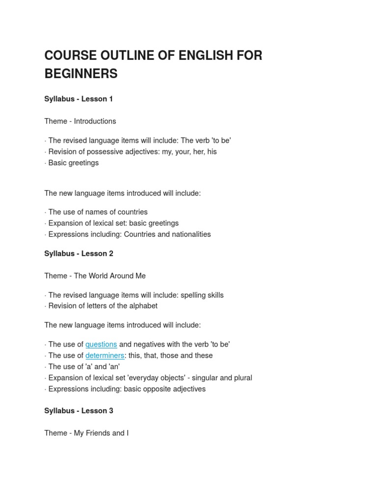 course-outline-of-english-for-beginners-grammatical-number-verb