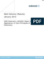 January 2013 MS - Unit 2 Edexcel Chemistry A-Level