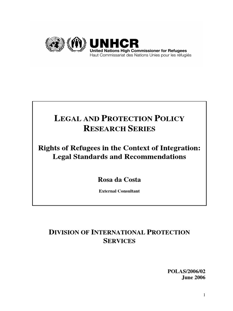 44bb90882 PDF | PDF | Refugee | United Nations High Commissioner For ...
