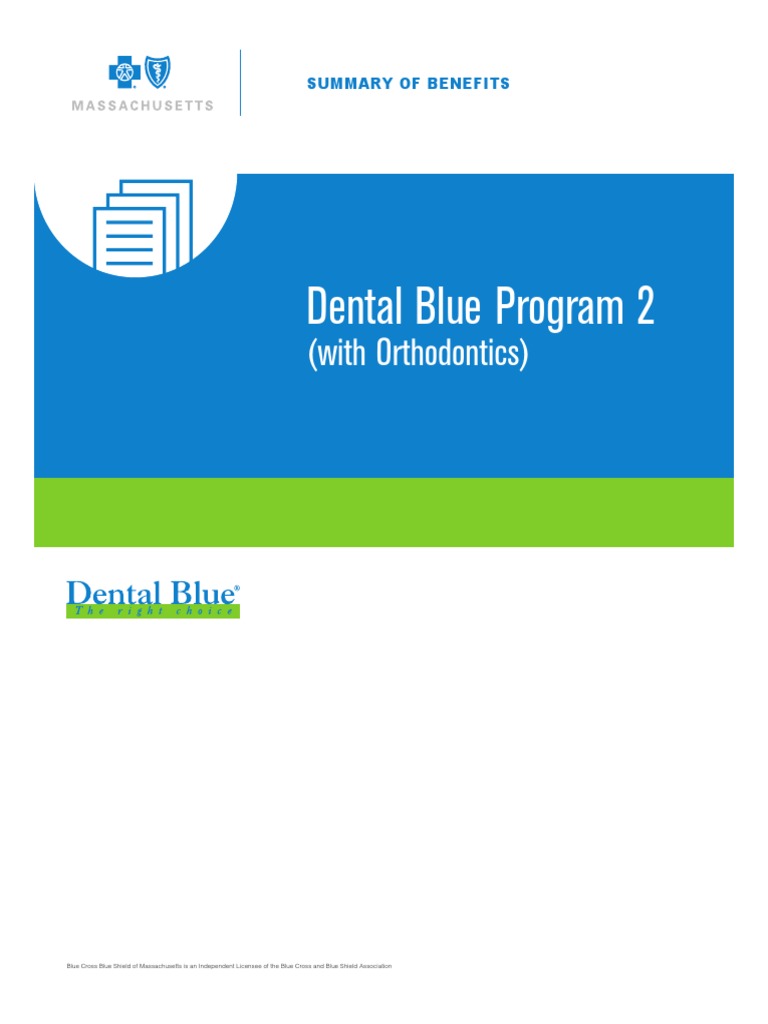 Dental Blue Program 2: (With Orthodontics) | PDF | Dentures | Dental ...