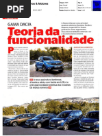 NOVA GAMA DACIA NA "CARROS & MOTORES"