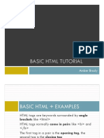 Basic HTML Tutorial: Amber Brady