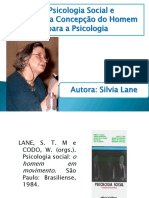 A Psicologia Social e Um Nova Concepção Do Homem para A Psicologia PDF