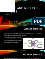 Atomic and Nuclear Physics Concepts