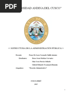 Estructura de La Administración Pública