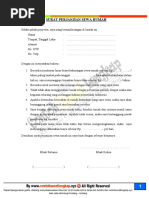Contoh Surat Peringatan Kerja SP 1 2 3