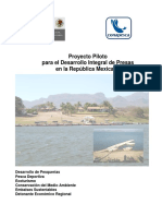 Proyecto Piloto para el Desarrollo Integral de Presas en la República Mexicana. CONAPESCA