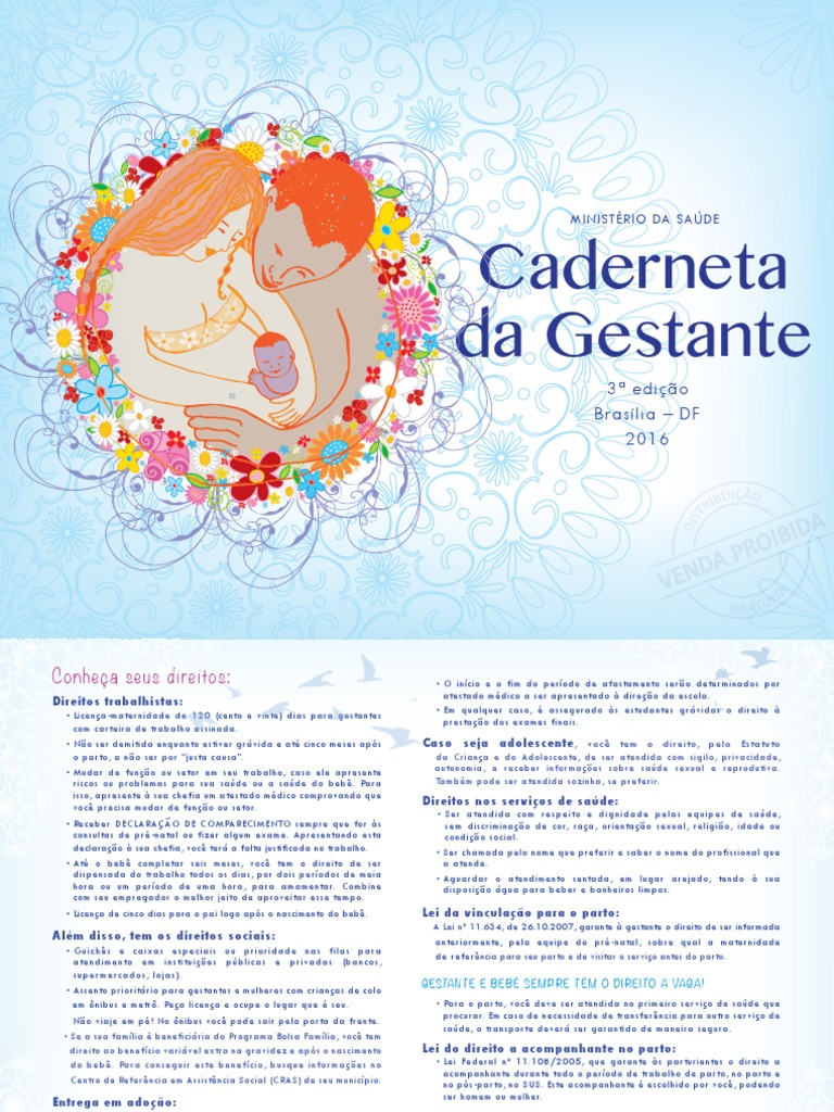 Cartilha Da Gestante 2024 Date Tandi Samaria