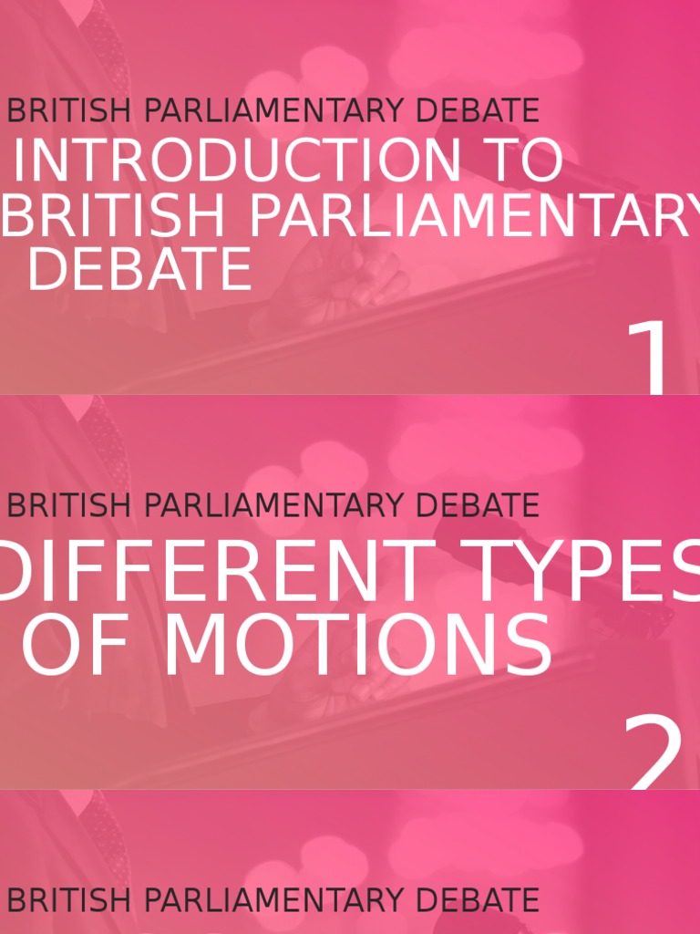 British Parliamentary Debate Guide | PDF