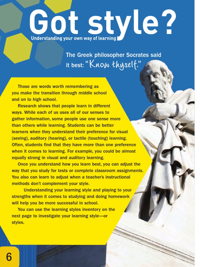 9 8 1-Learning Styles Assessment | PDF | Learning Styles | Neuropsychology