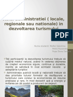 Rolul Administratiei Locale Regionale Sau Nationale Maftei Petric Popa E.