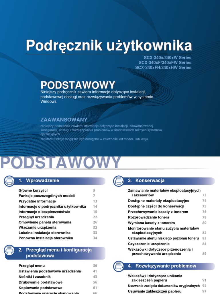 Samsung SCX 3400 PL | PDF