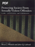 Winick & La Fond (Eds.) - Protecting Society From Sexually Dangerous Offenders Law, Justice, and Therapy (2003) PDF