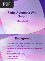 Chapter 08 Finite Automata With Output 