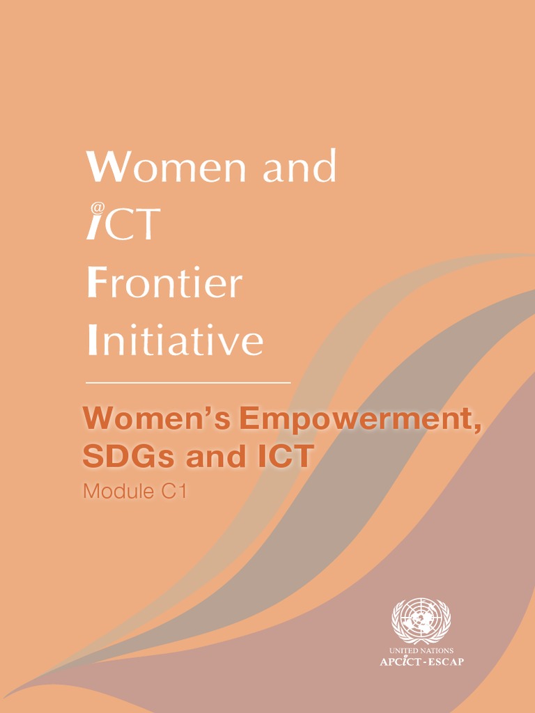 Women's Empowerment, SDGs and ICT | PDF | Empowerment | Gender Equality