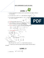 HHW Maths 12 (2016-17)