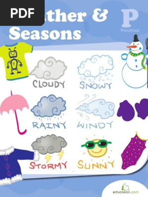 Weather Seasons Workbook