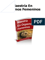 Maestría en Orgasmos Femeninos