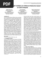 Selection of Voip Codecs For Different Networks Based On Qos Analysis