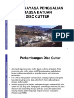 PERKEMBANGAN DISC CUTTER