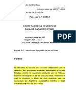 Dolo Eventual - Jose Leonidas Bustos Martinez-Corte Suprema de Justicia