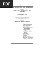 Petition For Writ of Certiorari in Lynch v. Binderup