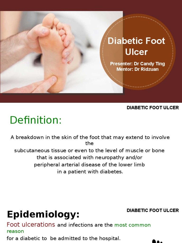 Diabetic Foot Ulcer | PDF | Wound | Peripheral Neuropathy