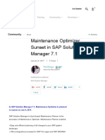 Maintenance Optimizer Sunset in SAP Solution Manager 7
