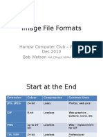 Image File Formats