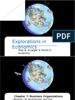 Exploration in Economics