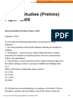 2005 GS Prelims Paper (Shashidthakur23.Wordpress - Com)