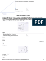 Previous Years Gate Questions On Casting 2007-2013 - Engineering Tutorials PDF